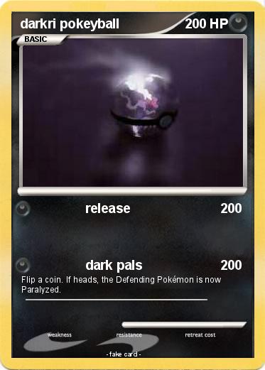 Pokemon darkri pokeyball