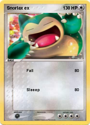 Pokemon Snorlax ex