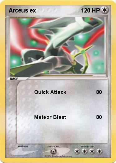 Pokemon Arceus ex