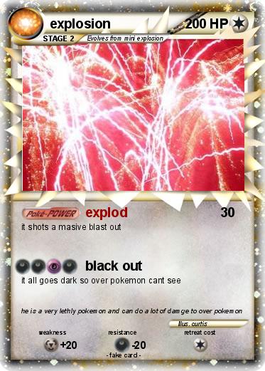 Pokemon explosion