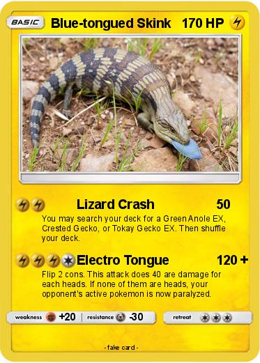 Pokemon Blue-tongued Skink