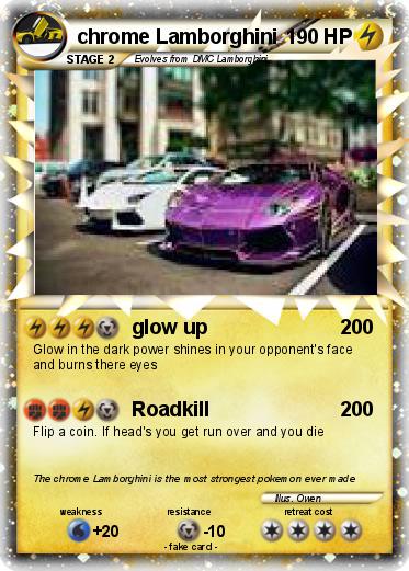 Pokemon chrome Lamborghini