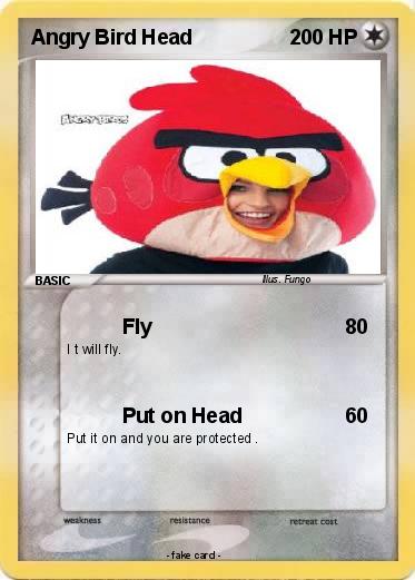 Pokemon Angry Bird Head