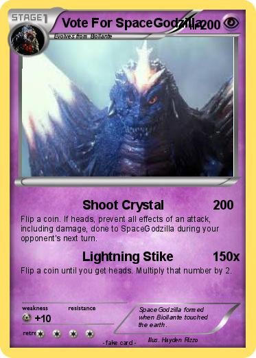Pokemon Vote For SpaceGodzilla
