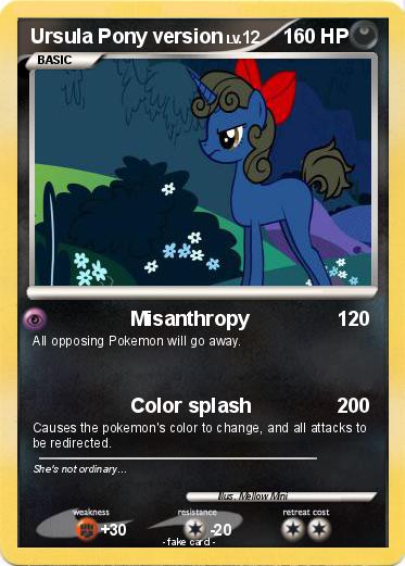 Pokemon Ursula Pony version