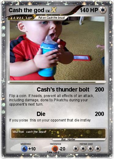 Pokemon Cash the god