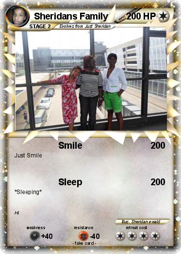 Pokemon Sheridans Family