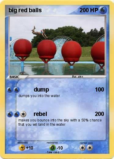 Pokemon big red balls