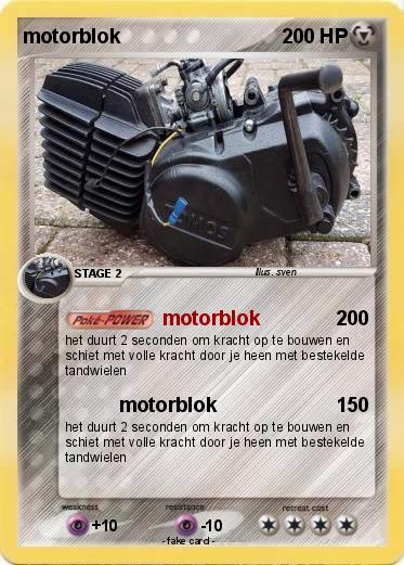 Pokemon motorblok
