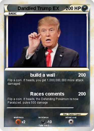 Pokemon Dandled Trump EX