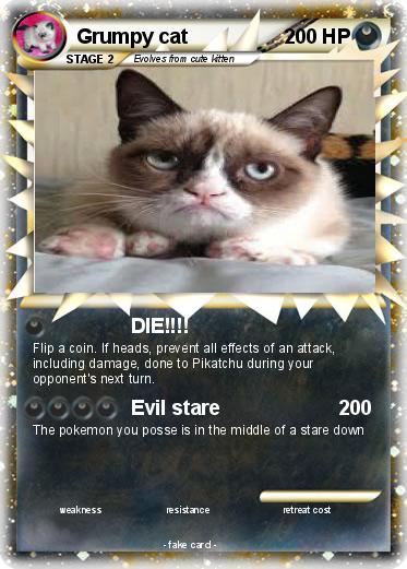 Pokemon Grumpy cat