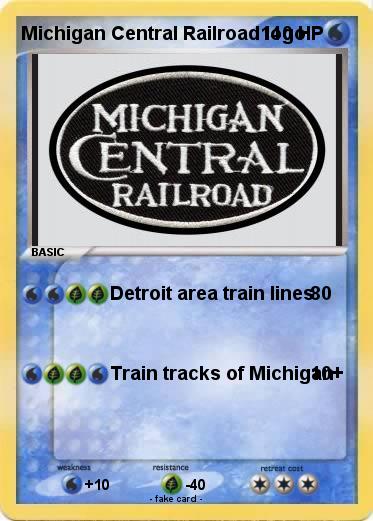 Pokemon Michigan Central Railroad logo