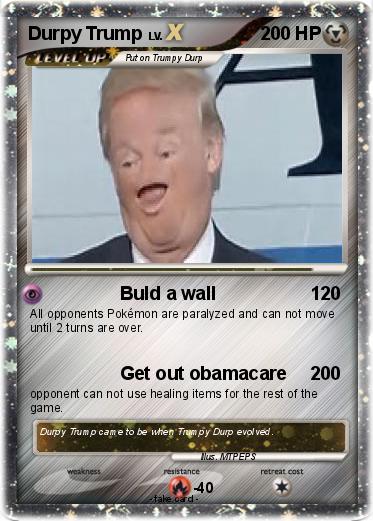 Pokemon Durpy Trump