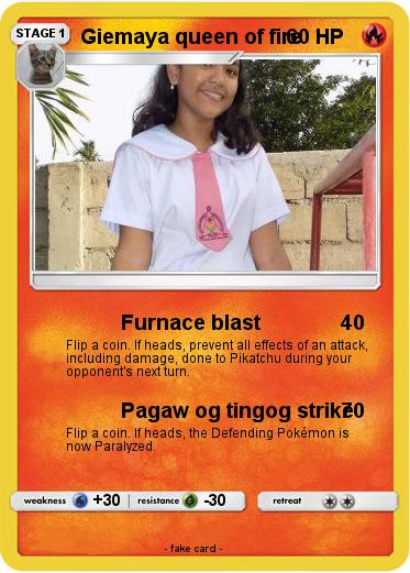 Pokemon Giemaya queen of fire