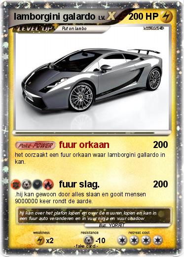 Pokemon lamborgini galardo