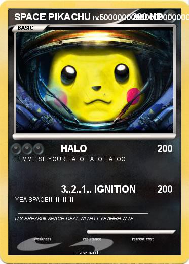 Pokemon SPACE PIKACHU