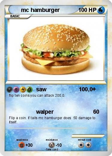 Pokemon mc hamburger