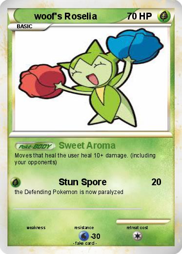 Pokemon woof's Roselia