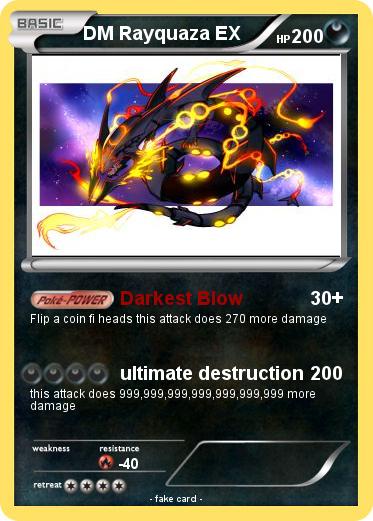 Pokemon DM Rayquaza EX