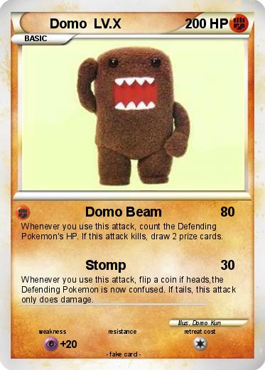 Pokemon Domo  LV.X