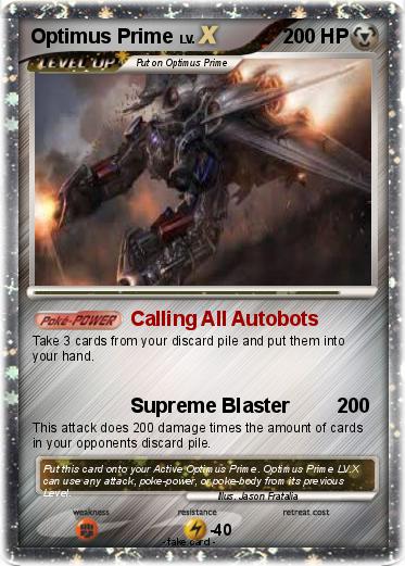 Pokemon Optimus Prime