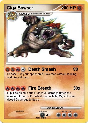 Pokemon Giga Bowser