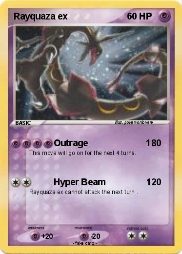 Pokemon Rayquaza ex