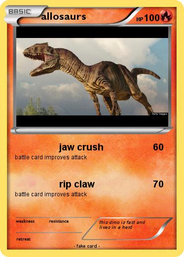 Pokemon allosaurs