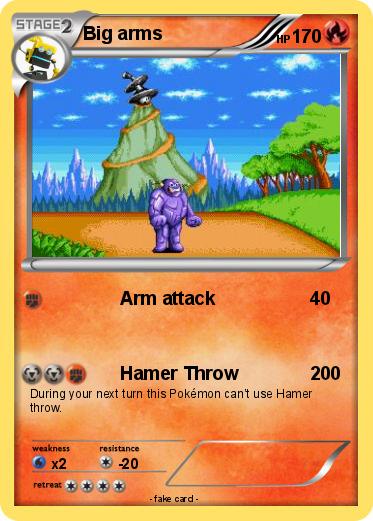 Pokemon Big arms