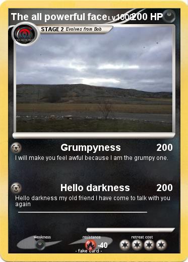 Pokemon The all powerful face