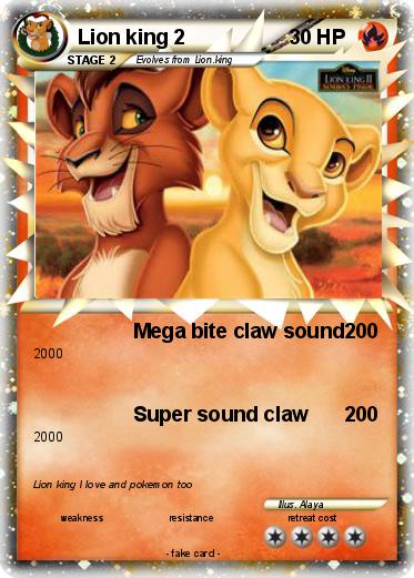 Pokemon Lion king 2
