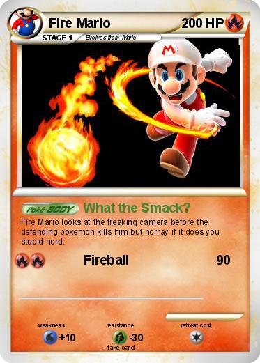 Pokemon Fire Mario