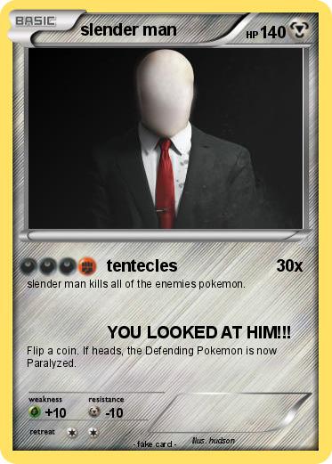 Pokemon slender man