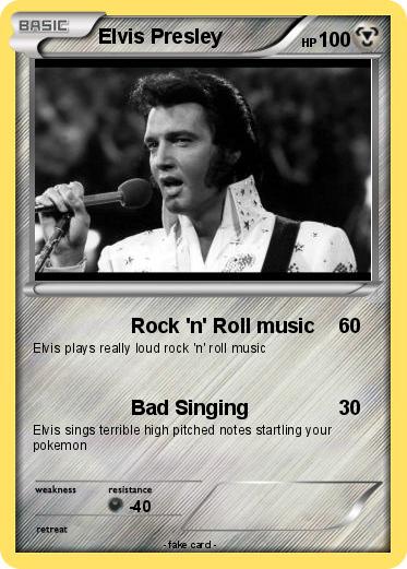 Pokemon Elvis Presley