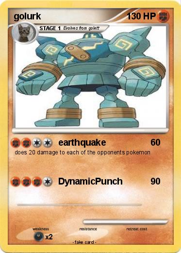 Pokemon golurk