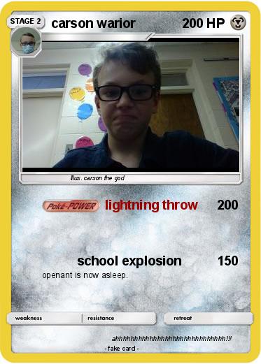 Pokemon carson warior