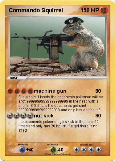 Pokemon Commando Squirrel