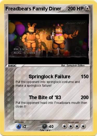 Pokemon Freadbears Family Diner