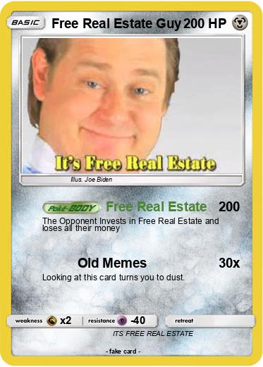 Pokemon Free Real Estate Guy