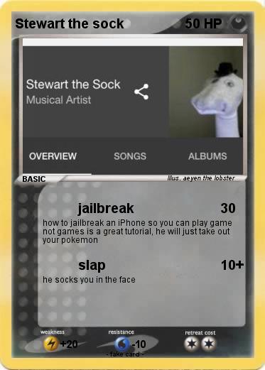 Pokemon Stewart the sock