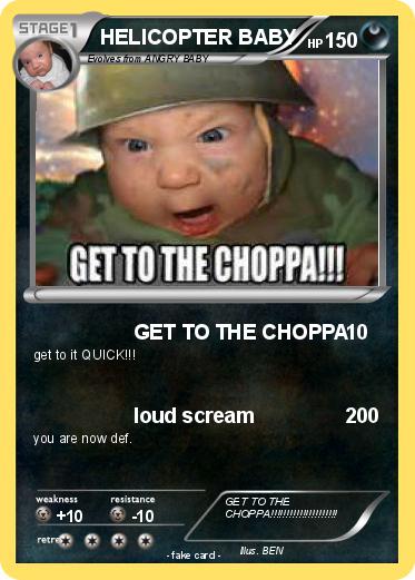 Pokemon HELICOPTER BABY
