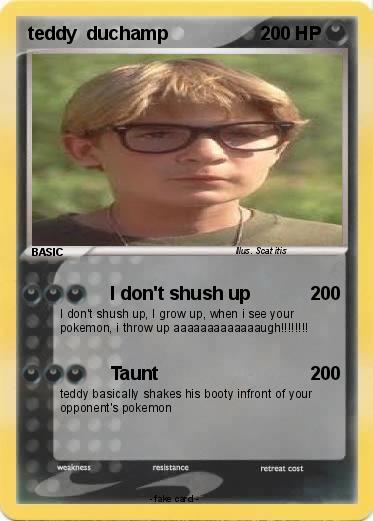 Pokemon teddy  duchamp