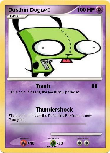 Pokemon Dustbin Dog