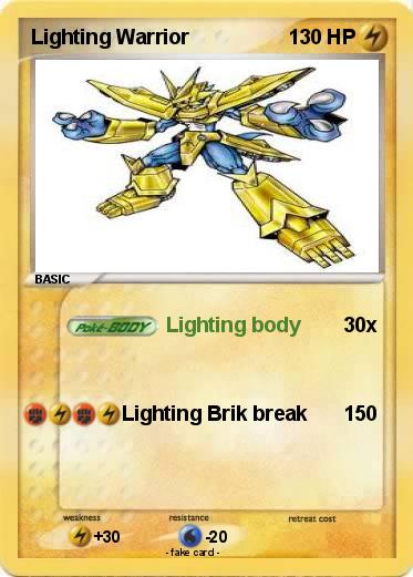 Pokemon Lighting Warrior