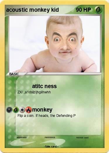 Pokemon acoustic monkey kid