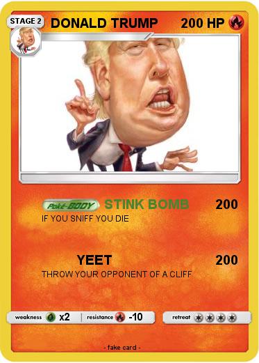 Pokemon DONALD TRUMP
