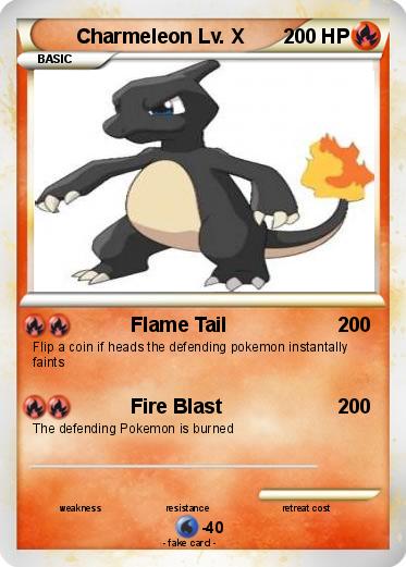 Pokemon Charmeleon Lv. X