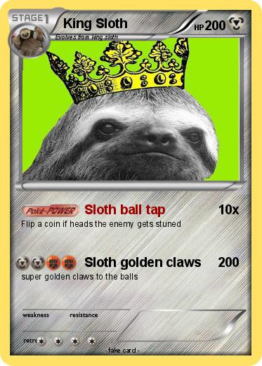 Pokemon King Sloth