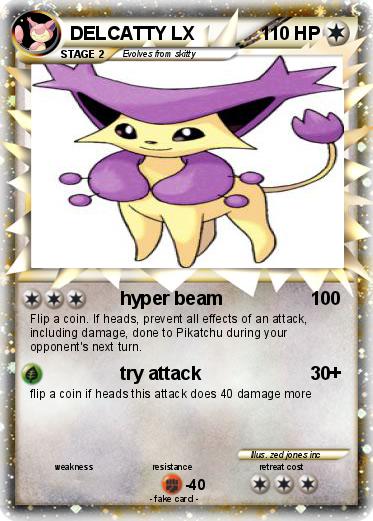 Pokemon DELCATTY LX