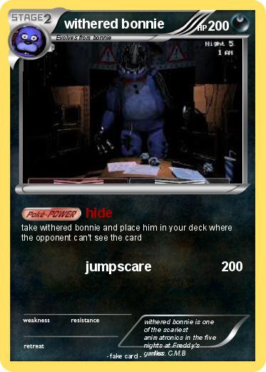 Pokemon withered bonnie